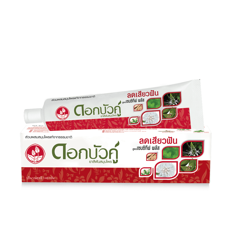 Dok Bua Ku Herbal Sensitive toothpaste